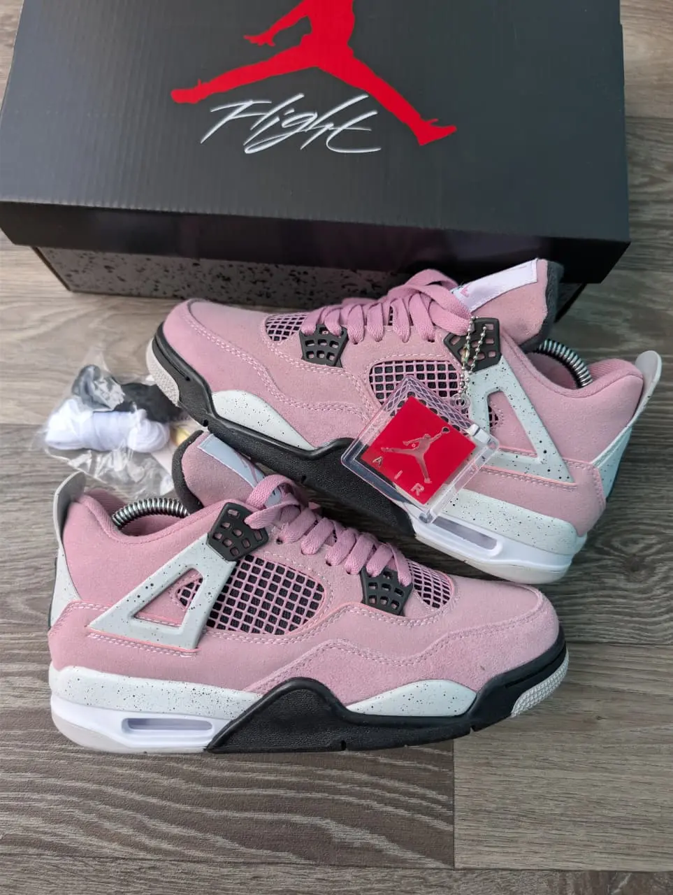 Air Jordan 4 Retro – Pink Suede