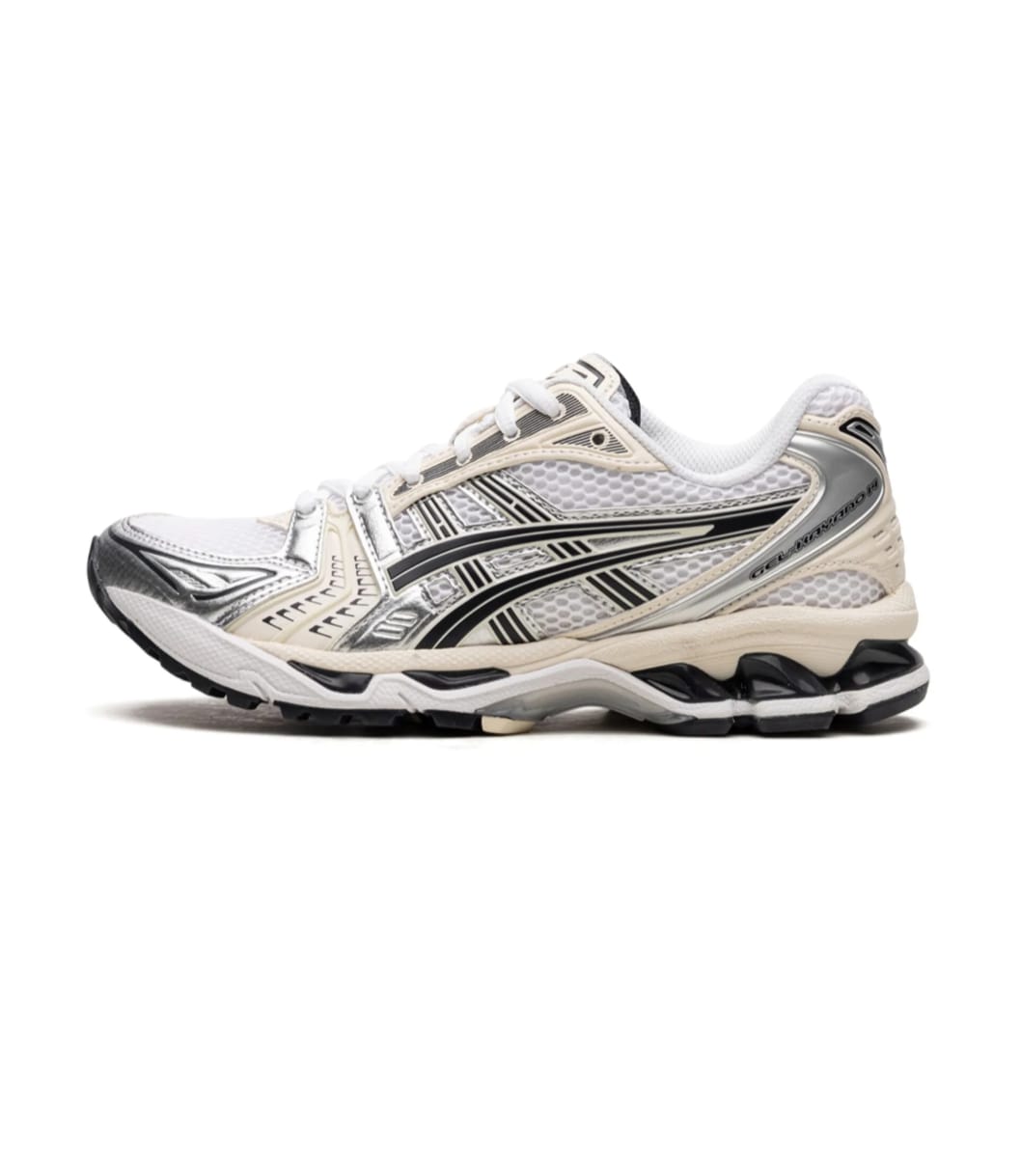 ASICS GEL-Kayano 14 White Black Silver