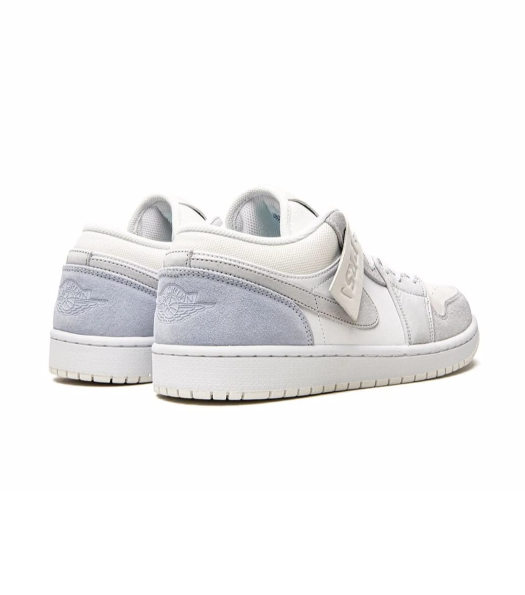 Air Jordan 1 Low SE Craft – White / Light Grey